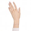 Pulsera Tennis Swarovski Constella Crystal Pearl blanca rodio 5729505
