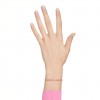 Swarovski Matrix bracelet pear cut pink rose gold plated 5707187