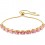 Swarovski Matrix bracelet pear cut pink rose gold plated 5707187