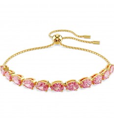 Swarovski Matrix bracelet pear cut pink rose gold plated 5707187