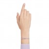Pulsera Swarovski Matrix talla baguette morado baño rodio 5707199