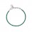 Kidult Style 11 steel tennis bracelet with green crystals 831017