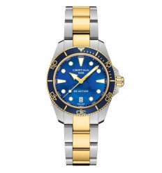 Certina DS Action women watch 34.5mm steel blue dial C0482102213100