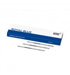 3 recanvis (M) per bolígraf petit Montblanc color Royal Blue 128223