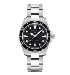 Rellotge Certina DS Action 40mm quars esfera negra acer C048.410.11.051.00