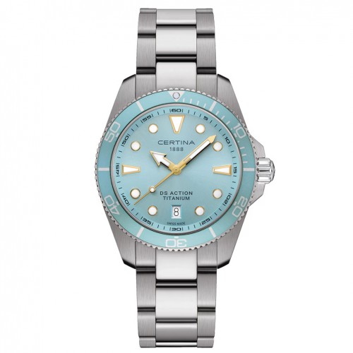 Rellotge Certina DS Action 40mm quars blau clar titani C0484104435100