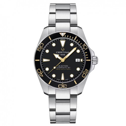 Certina DS Action Diver 40.5mm Powermatic 80 watch black C0484071105101