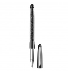 Bolígrafo Swarovski Crystalline 5717137 cromado color negro