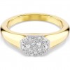 Anell Swarovski Dextera 5732854 talles mixtes blanc bany to or