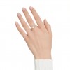 Anillo Swarovski Dextera 5732854 tallas mixtas blanco baño oro
