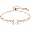 Pulsera Tennis Matrix tallas mixtas blanca tono oro rosa 5730706
