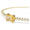 Pulsera Tennis Matrix tallas mixtas caramelo baño tono oro 5730699