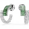 Arracades cércol Swarovski Matrix talles mixtes verd bany rodi 5732264
