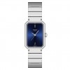 Tissot SRV watch 30mm rectangular case blue dial T1601101104300