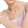 Swarovski Constella bracelet crystal pearl white rose gold tone 5728588