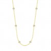 Collar Lotus Silver Essentials plata tono dorado circonitas LP3451-1/2