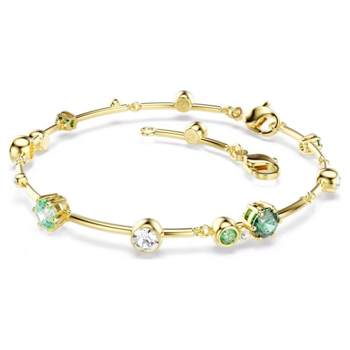 Polsera Constella Swarovski talles mixtes tons verds bany to or 5722478