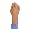 Pulsera Tennis Matrix Swarovski tallas redondas azul baño rodio 5725854