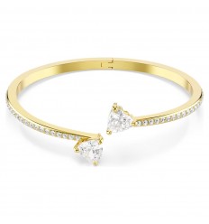 Mesmera Swarovski bracelet heart white gold tone plated 5733474