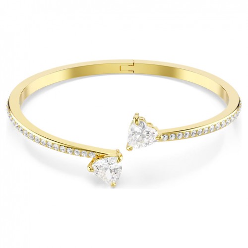 Mesmera Swarovski bracelet heart white gold tone plated 5733474