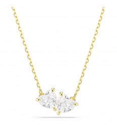 Collaret Swarovski Mesmera cor blanc bany to or 5733475