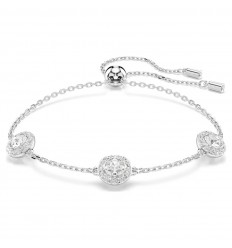 Pulsera Swarovski Una Angelic talla redonda blanca baño rodio 5732272