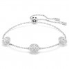 Pulsera Swarovski Una Angelic talla redonda blanca baño rodio 5732272