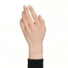 Pulsera Swarovski Una Angelic talla redonda blanca baño rodio 5733196