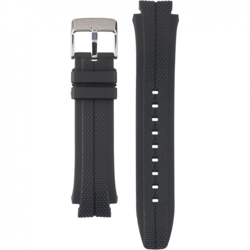 Correa reloj Lotus caucho color negro para modelo 18621 de 17mm