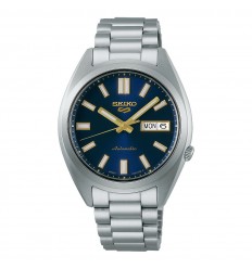Rellotge Seiko 5 Sports SNXS 37.4mm esfera blava braçalet acer SRPL55K1