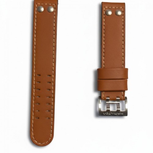 Leather strap watch Hamilton Khaki X-Wind genuine 22mm H600.776.103