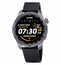Reloj Lotus Smartime Paso X GPS Integrado 49mm correa caucho 50209/1