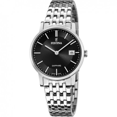 Reloj Festina Swiss Made mujer acero esfera negra F20019/3