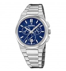 Reloj Festina Swiss Made Rivé hombre cronógrafo azul F20059/2