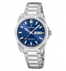 Reloj Festina Swiss Made Dune hombre acero esfera azul F20073/3