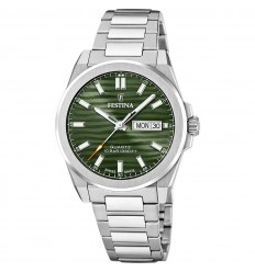 Rellotge Festina Swiss Made Dune home acer esfera verda F20073/4