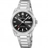 Festina Swiss Made Dune men's black wave dial steel F20073/5