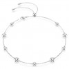 Collar Swarovski Una Angelic talla redonda blanco baño rodio 5732275