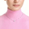 Swarovski Una Angelic pendant round cut white rhodium plated 5733116
