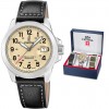 Festina Swiss Made Field men's steel beige 3 straps F20081/1