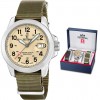 Festina Swiss Made Field men's steel beige 3 straps F20081/1