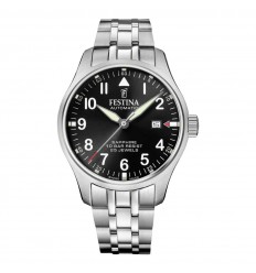 Rellotge home Festina Swiss Made automàtic F20151/D negre acer