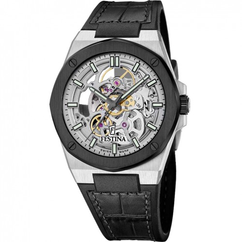 Reloj hombre Festina Swiss Made automático F22009/1 esqueleto