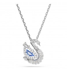 Colgante Swarovski Swan cisne tallas mixtas azul baño rodio 5723389