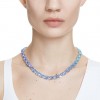 Collaret Swarovski Millenia talla octogonal blau bany de rodi 5694136
