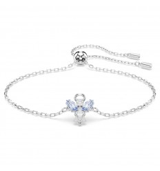 Pulsera Swarovski Magic ángel azul baño de rodio 5734263
