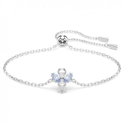 Pulsera Swarovski Magic ángel azul baño de rodio 5734263