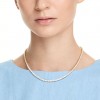 Collaret Matrix Tennis Swarovski talla rodona blanc bany to or 5681795