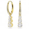 Pendientes aro Stilla Attract Swarovski talla redonda tono oro 5723300