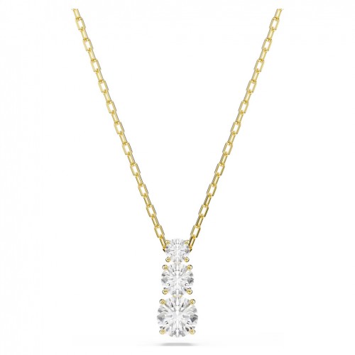 Penjoll Swarovski Stilla Attract talla rodona blanc bany to or 5723298